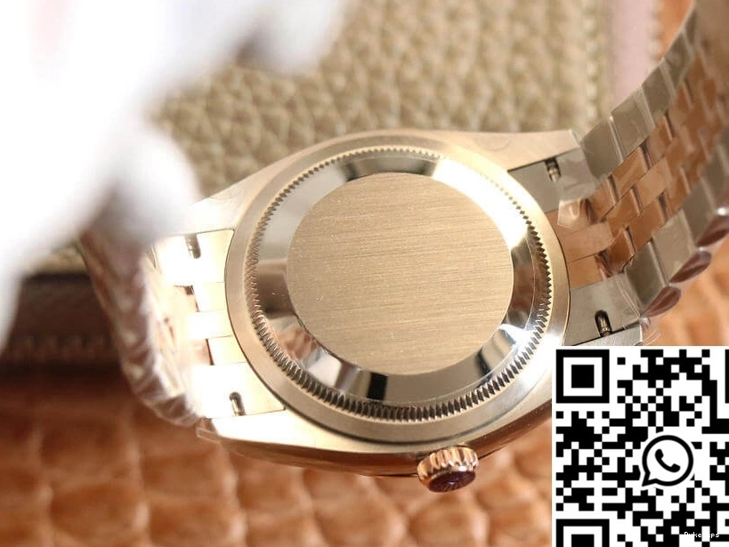 Factory EW Gold Datejust Rose M126231-0027 Diamonds Dial Rolex 0206